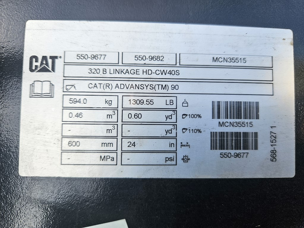 Caterpillar 5509677 - 5509682 - Cazo para excavadora: foto 1 Caterpillar 5509677 - 5509682 - Cazo para excavadora: foto 1