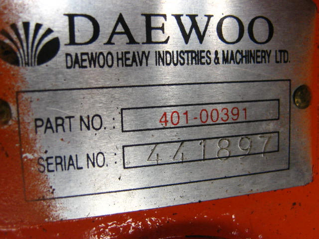 Doosan 401-00325B - Reductor de giro para Maquinaria de construcción: foto 2 Doosan 401-00325B - Reductor de giro para Maquinaria de construcción: foto 2