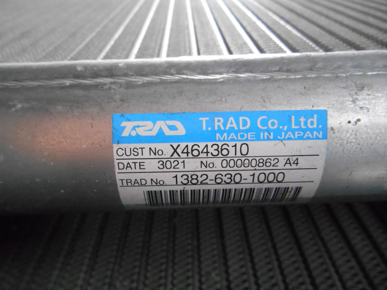 Sistema de refrigeración para Maquinaria de construcción nuevo Hitachi YA60007615: foto 10 Sistema de refrigeración para Maquinaria de construcción nuevo Hitachi YA60007615: foto 10