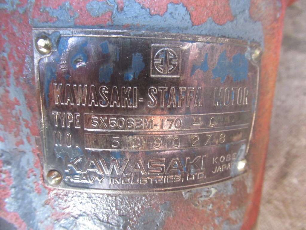 Kawasaki SX506BM-170-G - - Motor hidráulico para Maquinaria de construcción: foto 5 Kawasaki SX506BM-170-G - - Motor hidráulico para Maquinaria de construcción: foto 5