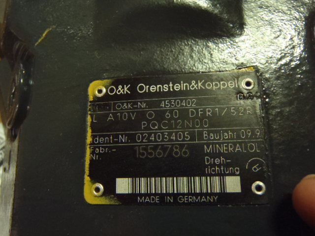 O&K A10VO60DFR1/52R-PQC12N00 - - Bomba hidráulica para Maquinaria de construcción: foto 3 O&K A10VO60DFR1/52R-PQC12N00 - - Bomba hidráulica para Maquinaria de construcción: foto 3