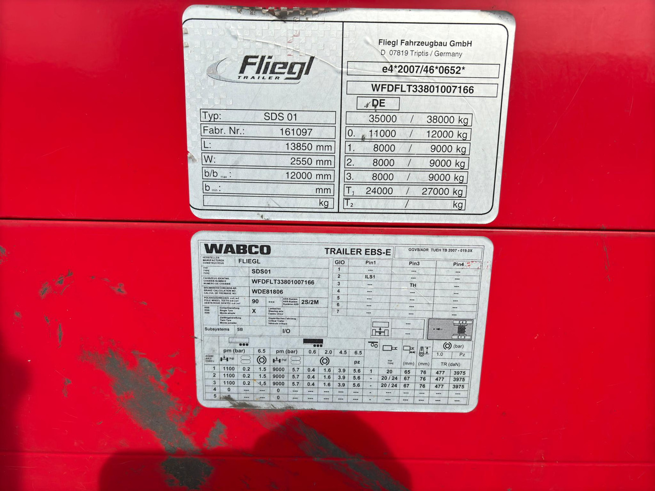 Semirremolque lona FLIEGL SDS 380: foto 7 Semirremolque lona FLIEGL SDS 380: foto 7