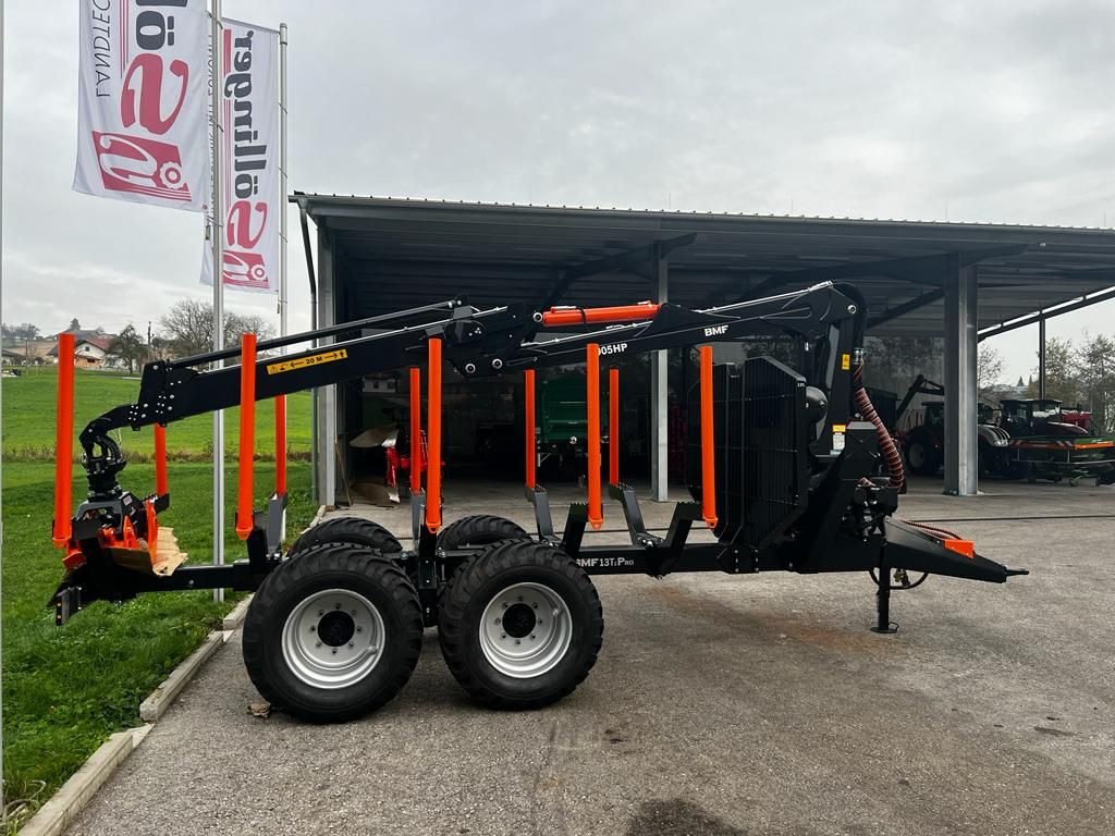 BMF BMF 13T1 PRO mit BMF 905 HP Kran - Remolque forestal: foto 3 BMF BMF 13T1 PRO mit BMF 905 HP Kran - Remolque forestal: foto 3
