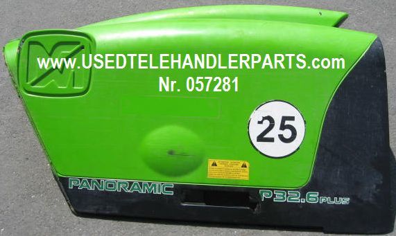 Merlo Nr. 057281 Merlo P 32.6 Merlo P 28.8 - Capota para Manipulador telescópico: foto 1 Merlo Nr. 057281 Merlo P 32.6 Merlo P 28.8 - Capota para Manipulador telescópico: foto 1