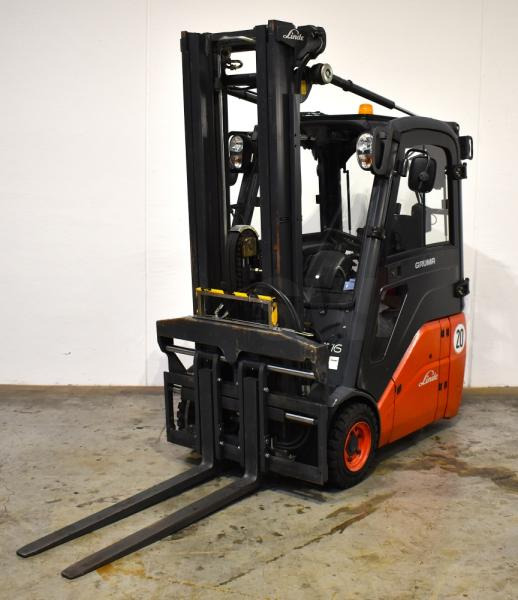 Linde E 16 C 386 - Carretilla elevadora eléctrica: foto 1 Linde E 16 C 386 - Carretilla elevadora eléctrica: foto 1