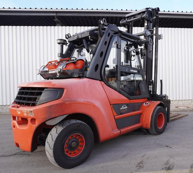 Linde H 80 T/900 EVO 396-03 - Carretilla elevadora de gas: foto 2 Linde H 80 T/900 EVO 396-03 - Carretilla elevadora de gas: foto 2