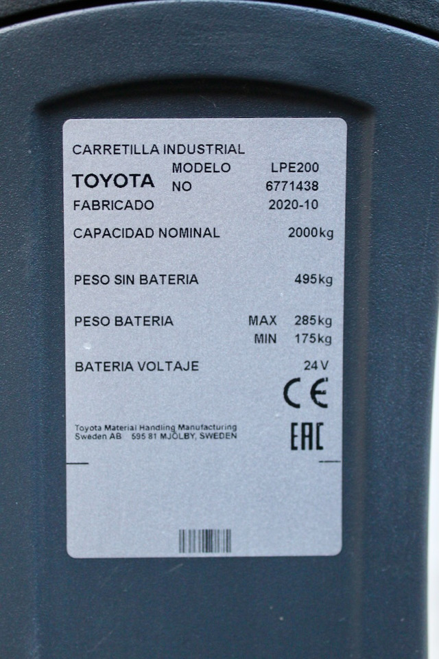 Transpaleta BT LPE 200: foto 7