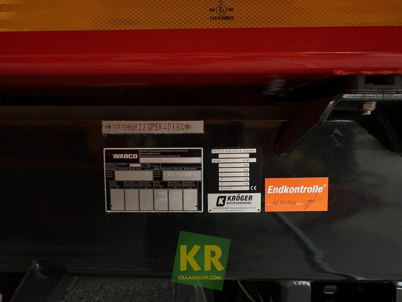 Overig Kröger - Remolque volquete agrícola: foto 5 Overig Kröger - Remolque volquete agrícola: foto 5