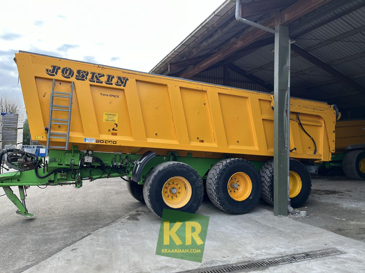 Trans-Space 2000 Joskin - Remolque volquete agrícola: foto 5 Trans-Space 2000 Joskin - Remolque volquete agrícola: foto 5