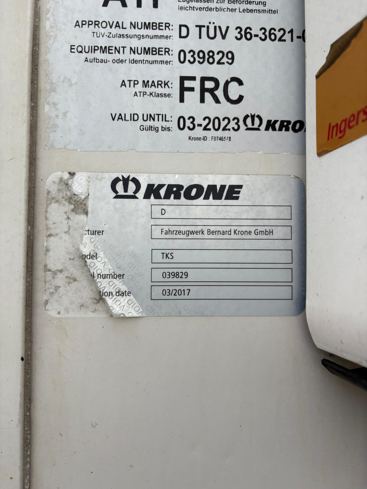 2021 Gray & Adams 9m Fridge Trailer – BAN032 - Semirremolque frigorífico: foto 4 2021 Gray & Adams 9m Fridge Trailer – BAN032 - Semirremolque frigorífico: foto 4