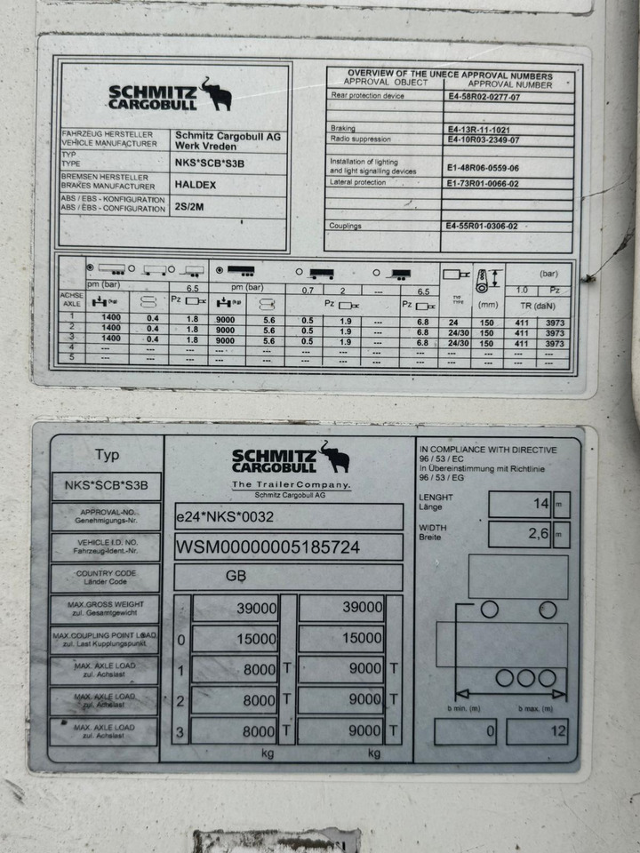 Schmitz Cargobull 2017 SLXi Spectrum – 17262 - Semirremolque frigorífico: foto 3 Schmitz Cargobull 2017 SLXi Spectrum – 17262 - Semirremolque frigorífico: foto 3