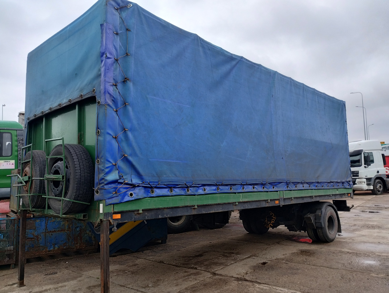 Cabeza tractora MERCEDES BENZ 1120 S + NACZEPA  1-OSIOWA  TRAILER: foto 10