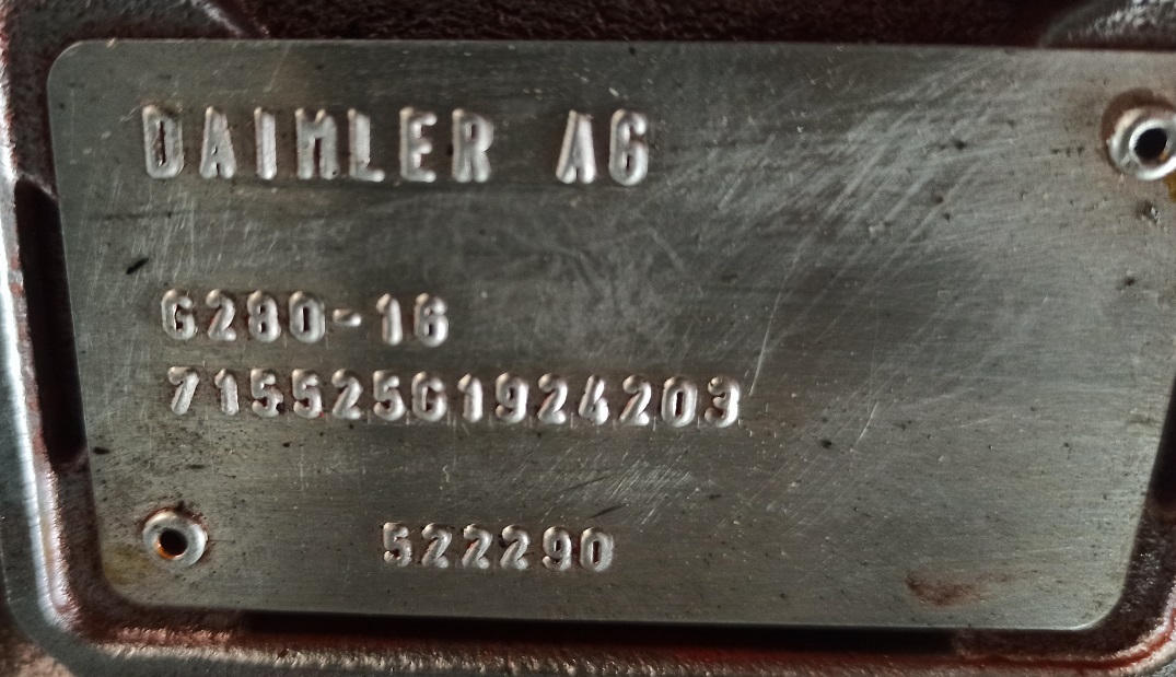 MERCEDES-BENZ G280-16 ACTROS MP3 - Caja de cambios y piezas para Camión: foto 4 MERCEDES-BENZ G280-16 ACTROS MP3 - Caja de cambios y piezas para Camión: foto 4