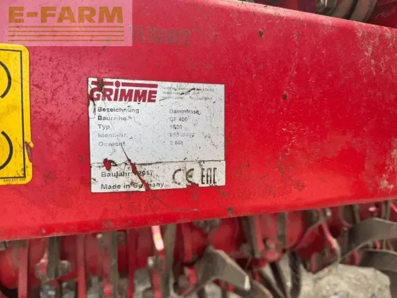 Grimme gf400 - Equipo para trabajo del suelo: foto 2 Grimme gf400 - Equipo para trabajo del suelo: foto 2