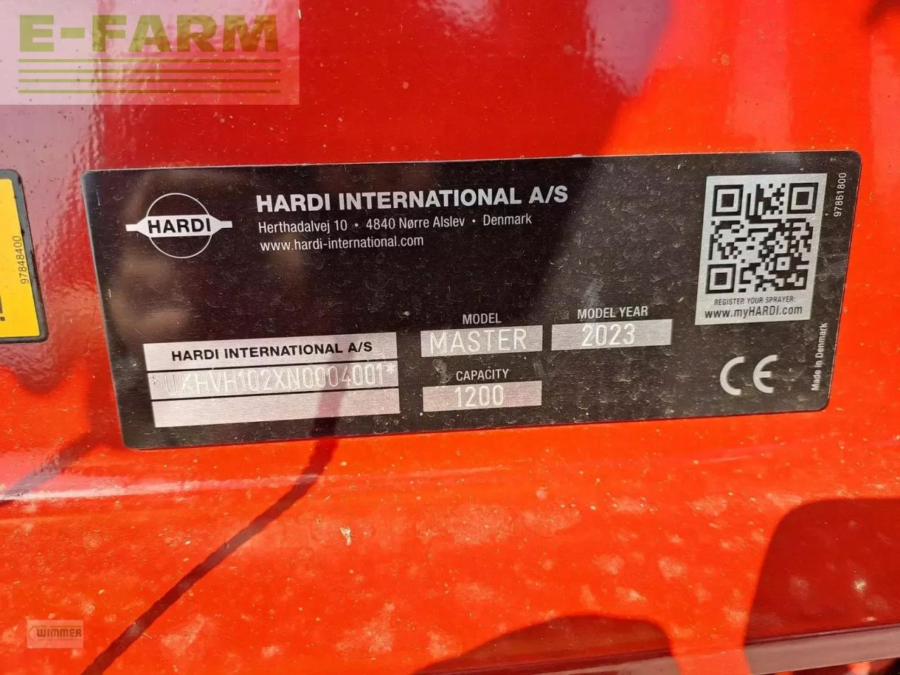 Pulverizador arrastrado Hardi master 1000l: foto 17 Pulverizador arrastrado Hardi master 1000l: foto 17