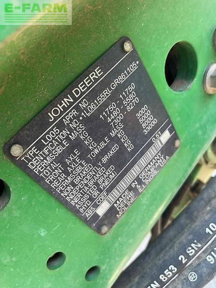 Tractor John Deere 6155 r: foto 18