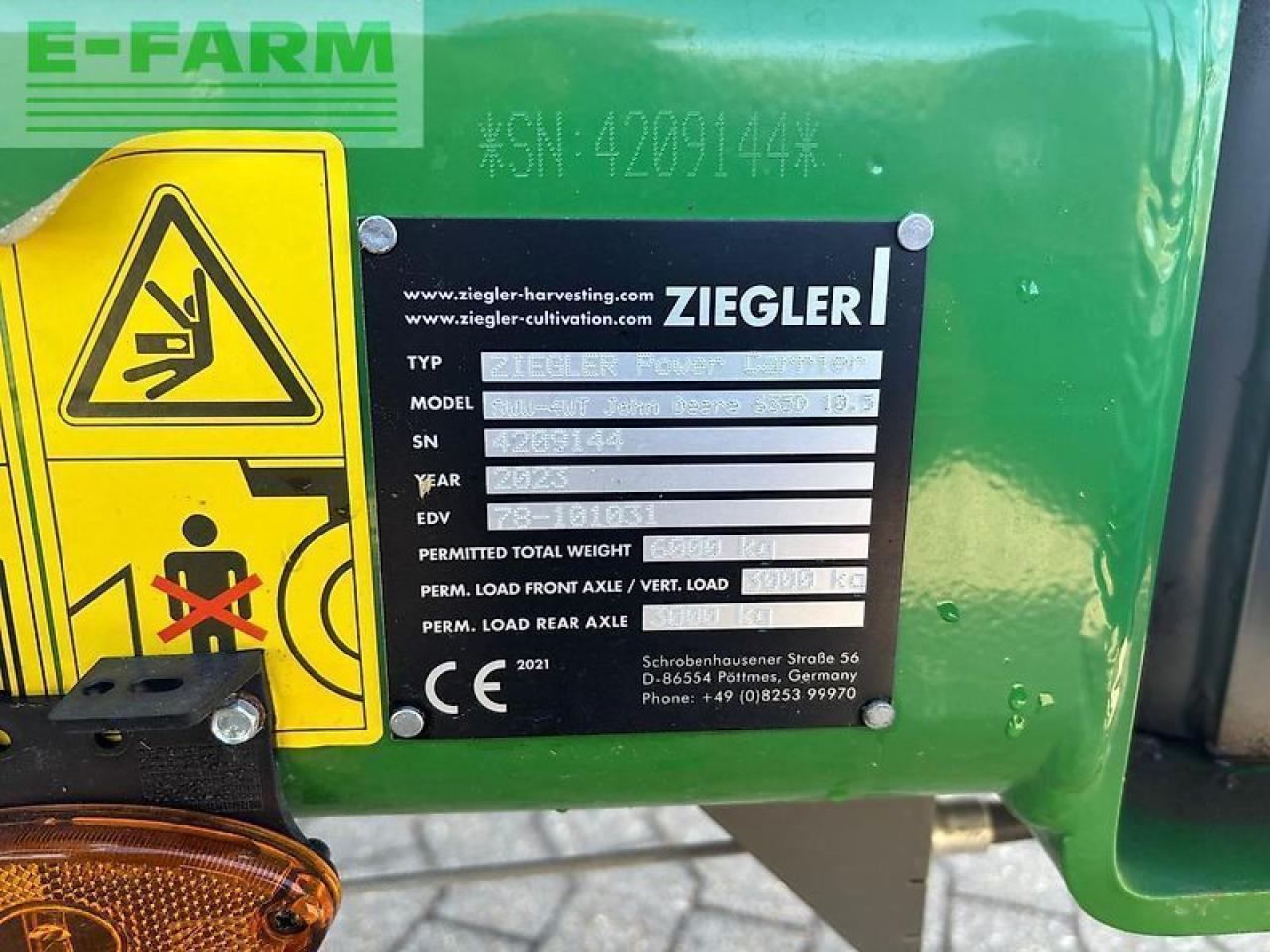 Accesorios para cosechadoras de forraje John Deere 735d: foto 12 Accesorios para cosechadoras de forraje John Deere 735d: foto 12