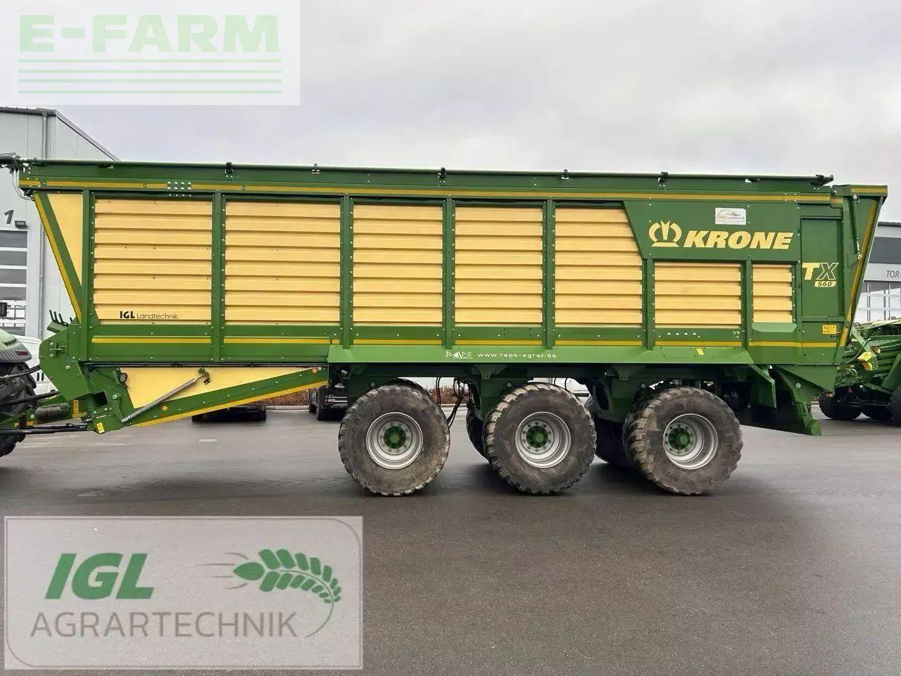 Krone tx 560 - Remolque volquete agrícola: foto 2 Krone tx 560 - Remolque volquete agrícola: foto 2