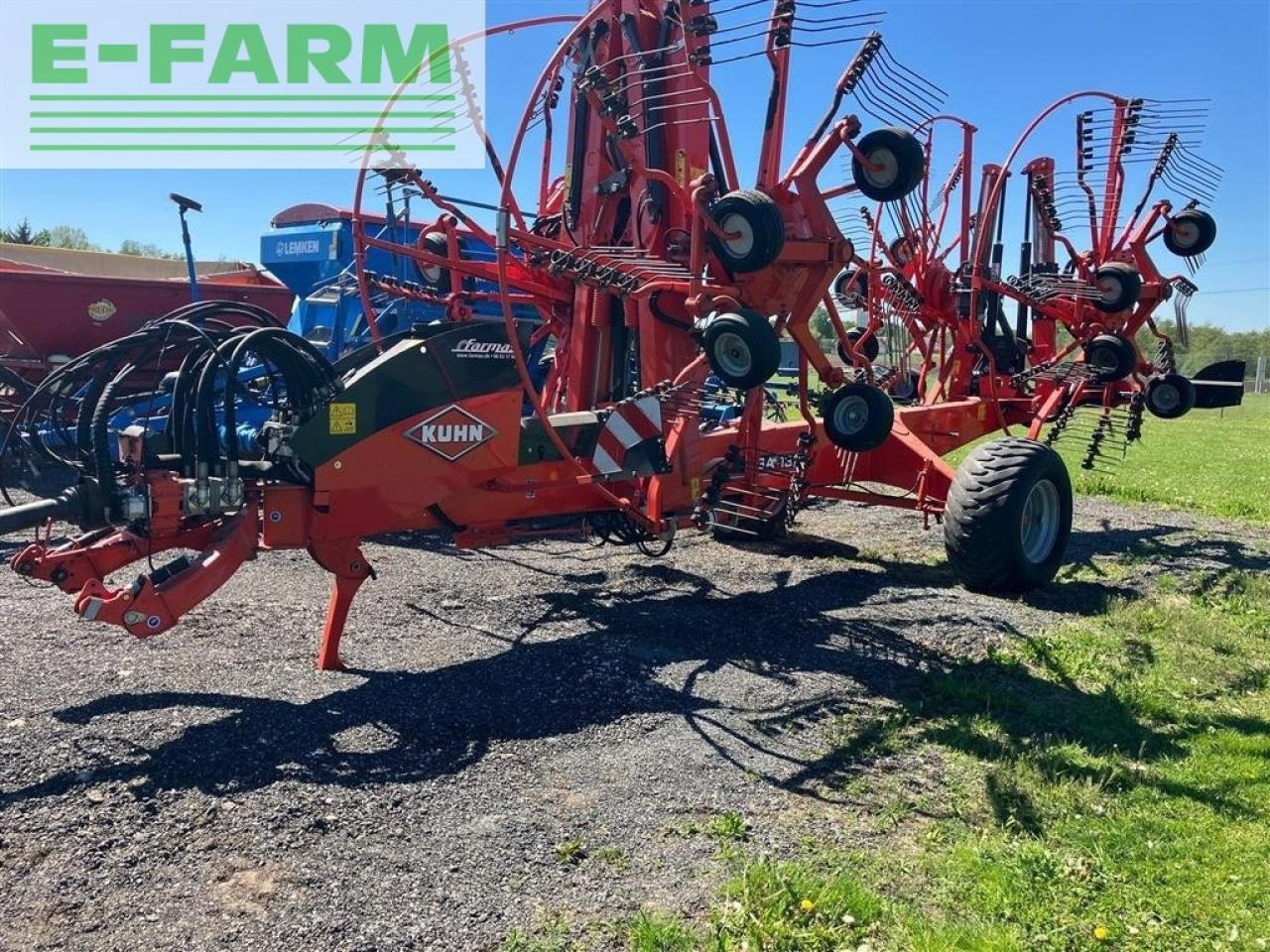 Kuhn ga13131 4-rotors rive - Henificadora: foto 3 Kuhn ga13131 4-rotors rive - Henificadora: foto 3