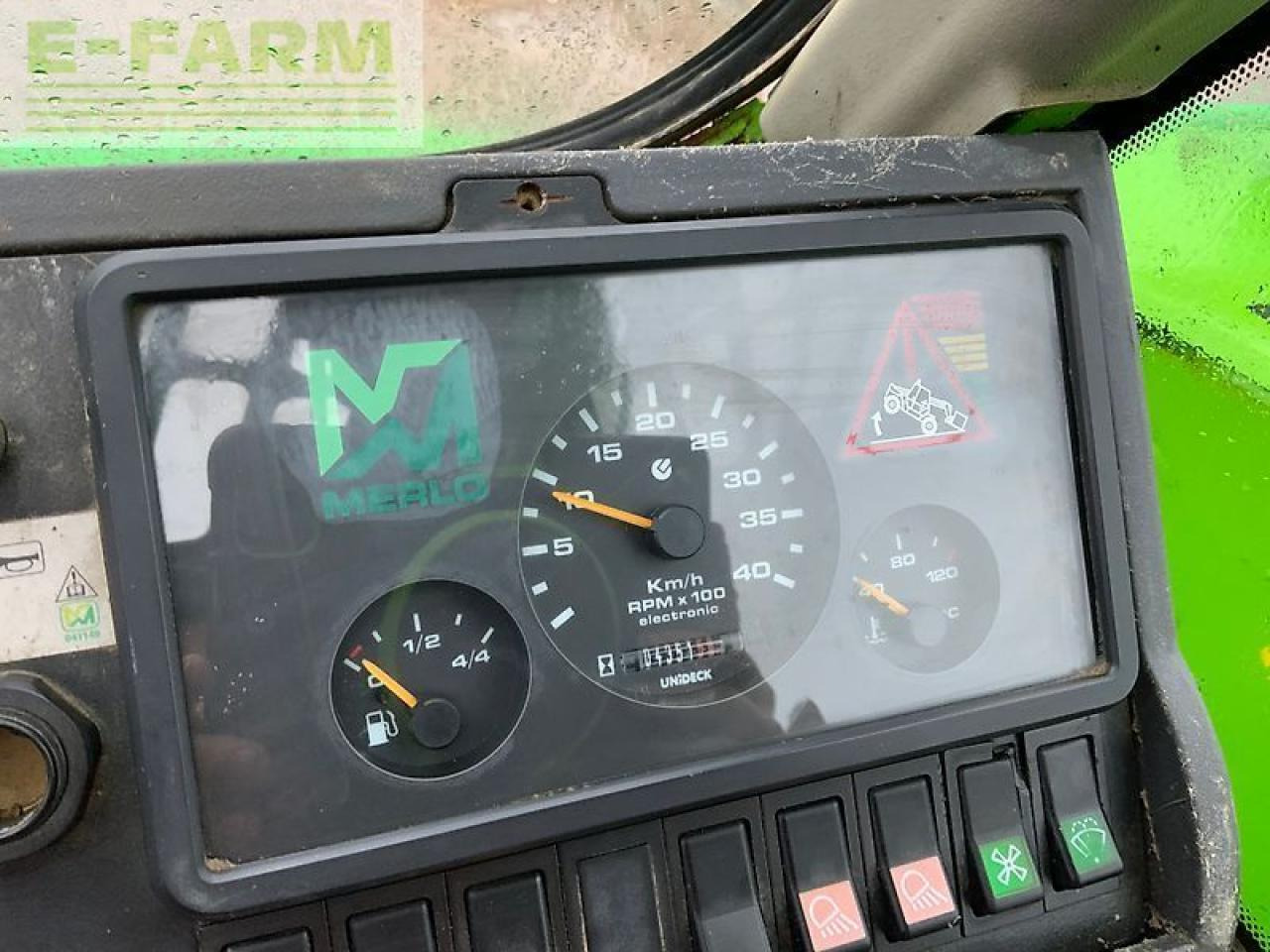 Manipulador telescópico Merlo p38.13 telehandler (st25217): foto 17