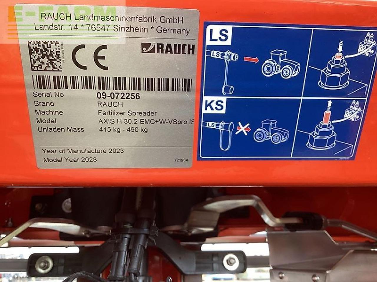 Rauch rauch axis h 30.2 emc+w cci 1200 - Esparcidor de fertilizantes: foto 4 Rauch rauch axis h 30.2 emc+w cci 1200 - Esparcidor de fertilizantes: foto 4