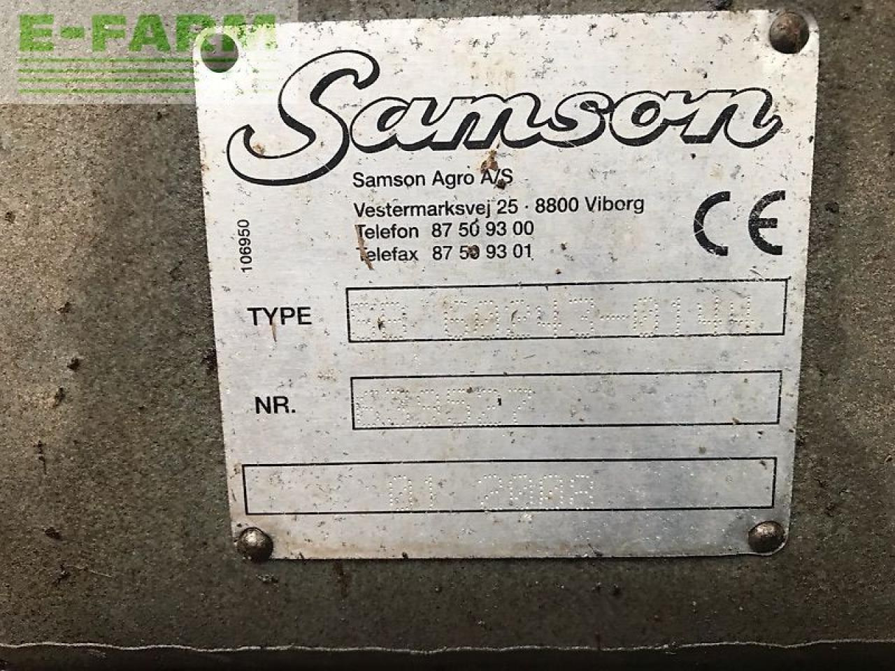 Maquinaria para fertilización Samson pg 20: foto 7