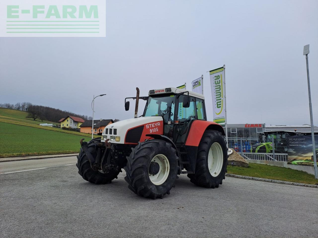 Steyr 9105 - Tractor: foto 1 Steyr 9105 - Tractor: foto 1