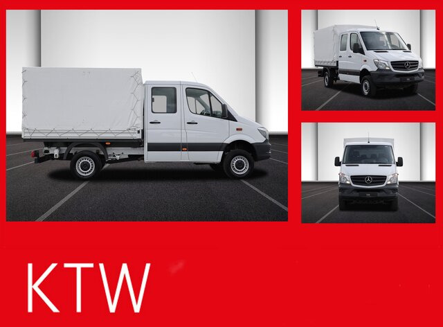 MERCEDES-BENZ Sprinter 316CDI DOKA,Allrad,Klima,Standhzg. - Furgoneta con caja de lona, Furgoneta combi: foto 1 MERCEDES-BENZ Sprinter 316CDI DOKA,Allrad,Klima,Standhzg. - Furgoneta con caja de lona, Furgoneta combi: foto 1