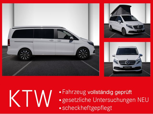 Minibús, Furgoneta de pasajeros MERCEDES-BENZ V 250 Marco Polo EDITION,Schiebedach,Leder,AHK: foto 1