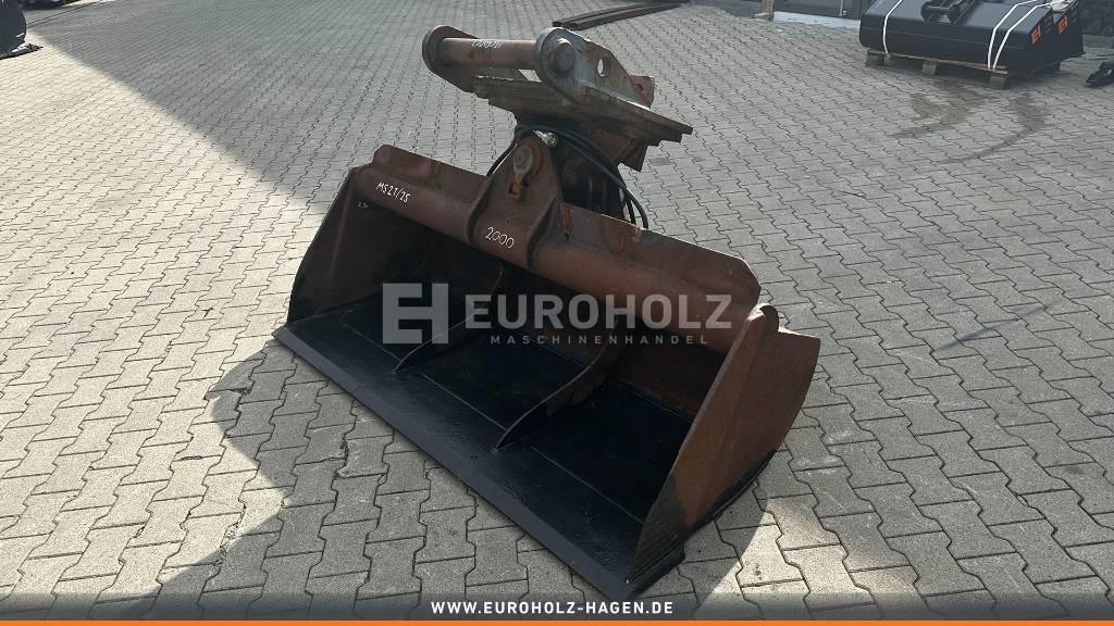 Cazo para excavadora para Maquinaria de construcción Grabenräumlöffel hydr für MS21 MS25 2000 mm gebr: foto 7 Cazo para excavadora para Maquinaria de construcción Grabenräumlöffel hydr für MS21 MS25 2000 mm gebr: foto 7