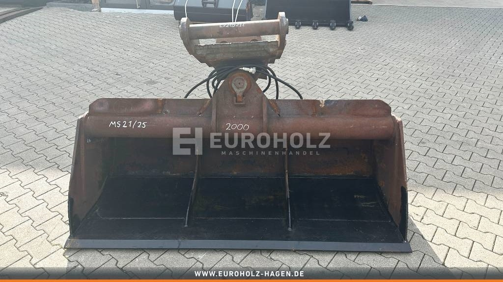 Cazo para excavadora para Maquinaria de construcción Grabenräumlöffel hydr für MS21 MS25 2000 mm gebr: foto 8 Cazo para excavadora para Maquinaria de construcción Grabenräumlöffel hydr für MS21 MS25 2000 mm gebr: foto 8