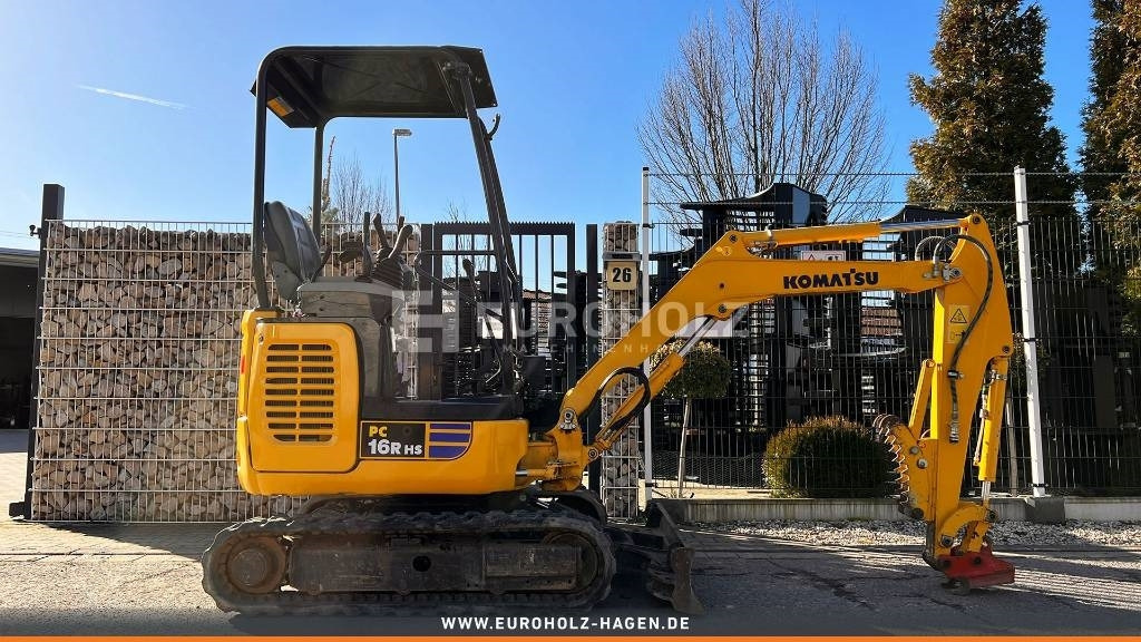 Komatsu Minibagger PC 16 R-3HS, Schnellwechsler MS01 - Miniexcavadora: foto 5 Komatsu Minibagger PC 16 R-3HS, Schnellwechsler MS01 - Miniexcavadora: foto 5