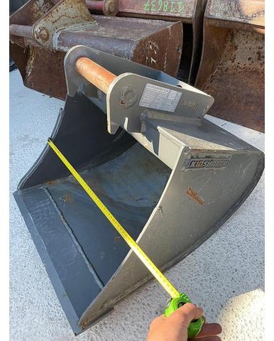 Kinshofer 50 cm Tieflöffel mit Lehnhoff MS01 Aufnahme - Cazo para excavadora: foto 1 Kinshofer 50 cm Tieflöffel mit Lehnhoff MS01 Aufnahme - Cazo para excavadora: foto 1