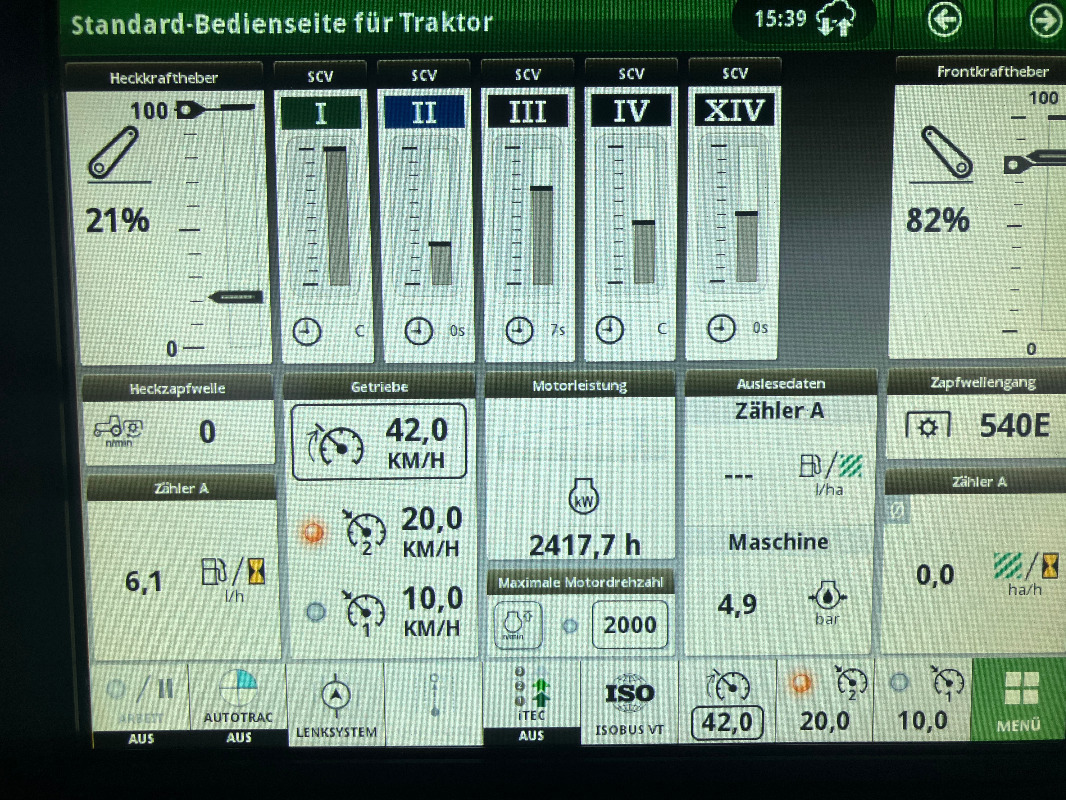 John Deere 6R185 - Tractor: foto 2 John Deere 6R185 - Tractor: foto 2