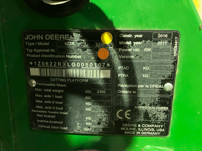 John Deere T560 mit 622R Schneidwerk - Cosechadora de granos: foto 2 John Deere T560 mit 622R Schneidwerk - Cosechadora de granos: foto 2