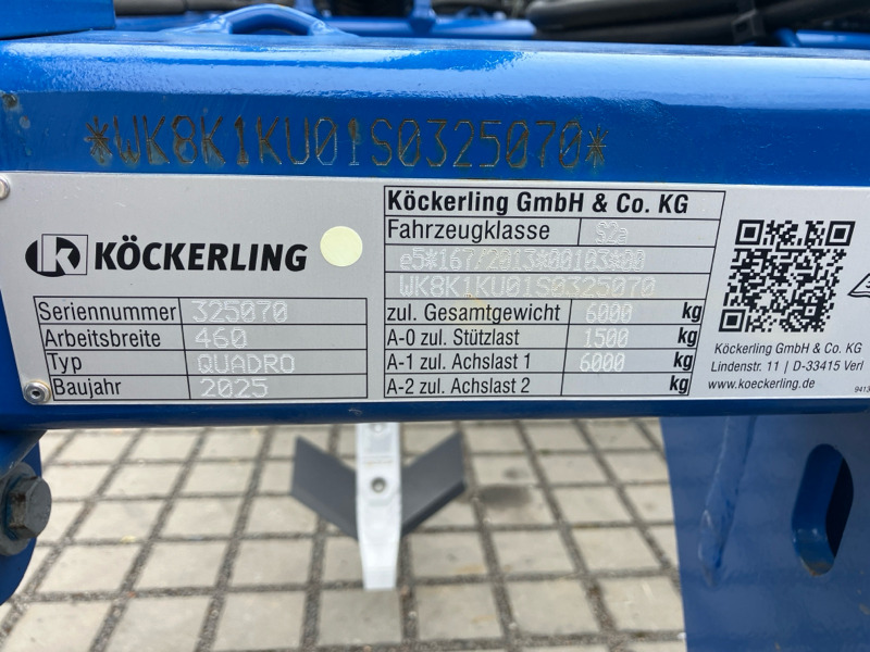 Köckerling Quadro 460 - Cultivador: foto 2 Köckerling Quadro 460 - Cultivador: foto 2