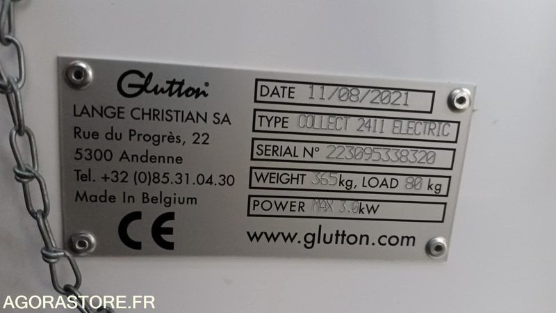 ASPIRATEUR DE VOIERIE GLOUTON - Maquinaria de jardinería: foto 3 ASPIRATEUR DE VOIERIE GLOUTON - Maquinaria de jardinería: foto 3