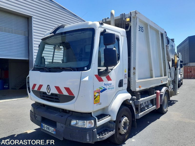 BOM RENAULT 270 dxi 16T, 178 000 km - Camión de basura: foto 1 BOM RENAULT 270 dxi 16T, 178 000 km - Camión de basura: foto 1