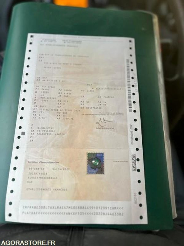 Camión caja abierta CAMION PLATEAU DAF 105.510 675 000 KM 2010: foto 7 Camión caja abierta CAMION PLATEAU DAF 105.510 675 000 KM 2010: foto 7