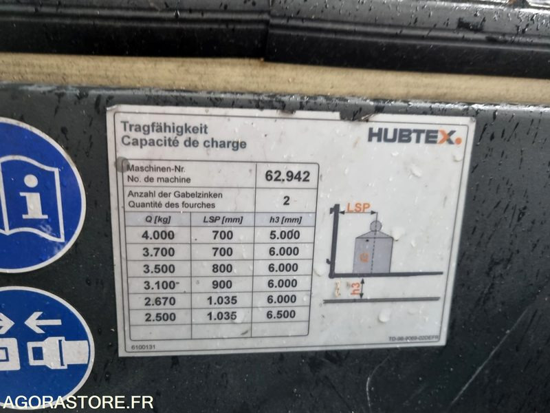 CHARIOT MULTIDIRECTIONNEL HUBTEX MQ-40 21-25 EL - 2011 - Carretilla elevadora eléctrica: foto 2 CHARIOT MULTIDIRECTIONNEL HUBTEX MQ-40 21-25 EL - 2011 - Carretilla elevadora eléctrica: foto 2