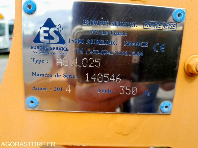 Lame à neige Europe Service Agilo25 (LN062) - Maquinaria de jardinería: foto 4 Lame à neige Europe Service Agilo25 (LN062) - Maquinaria de jardinería: foto 4