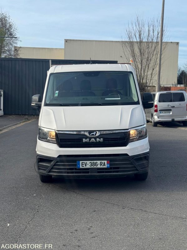 MAN TGE 180 - 2018 - 95 000 KM - BENNE BASCULANTE - Volquete furgoneta: foto 1 MAN TGE 180 - 2018 - 95 000 KM - BENNE BASCULANTE - Volquete furgoneta: foto 1
