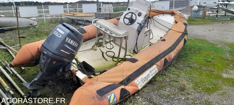 Zodiac Bayer Semi-rigide 5.80 + remorque route - Otros maquinaria: foto 1 Zodiac Bayer Semi-rigide 5.80 + remorque route - Otros maquinaria: foto 1