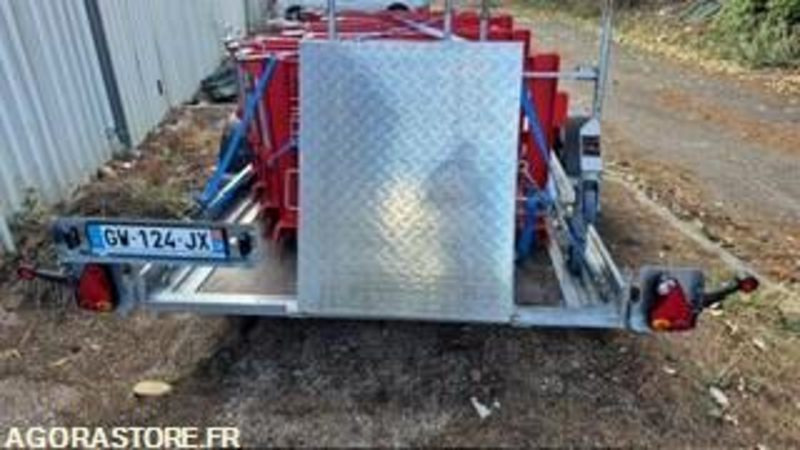 Remorque 1 essieu PTAC 1500 - chassis porte véhicule de 2024 - Remolque: foto 4 Remorque 1 essieu PTAC 1500 - chassis porte véhicule de 2024 - Remolque: foto 4