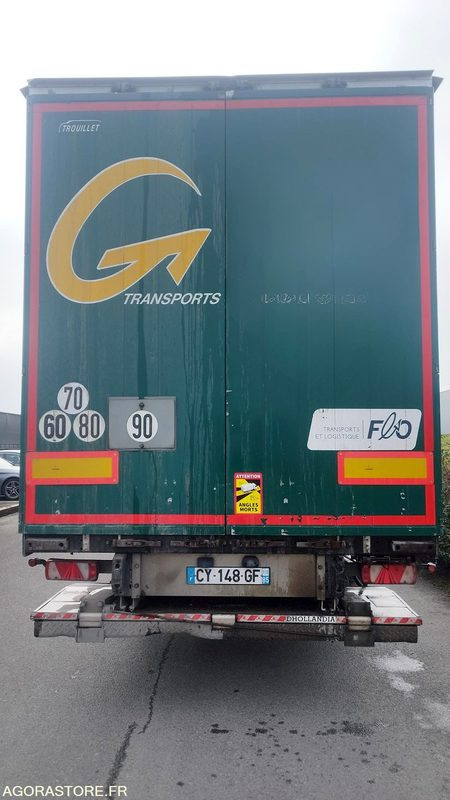 SEMI TROUILLET 3ESS PLSC HAYON - 2013 - CY-148-GF - Remolque: foto 2 SEMI TROUILLET 3ESS PLSC HAYON - 2013 - CY-148-GF - Remolque: foto 2