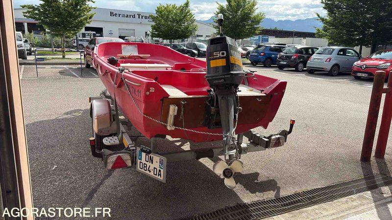 Bateau FUN YAK - YAMAHA 50 CV + remorque - 2004 - Semirremolque: foto 3 Bateau FUN YAK - YAMAHA 50 CV + remorque - 2004 - Semirremolque: foto 3