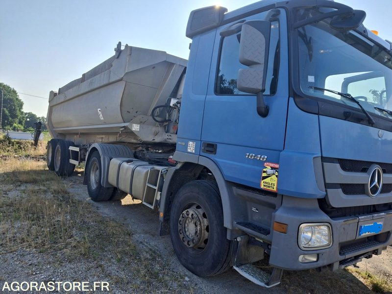 MERCEDES ACTRO SEMI + BENNE - 223092km - 2013 - Semirremolque: foto 2 MERCEDES ACTRO SEMI + BENNE - 223092km - 2013 - Semirremolque: foto 2