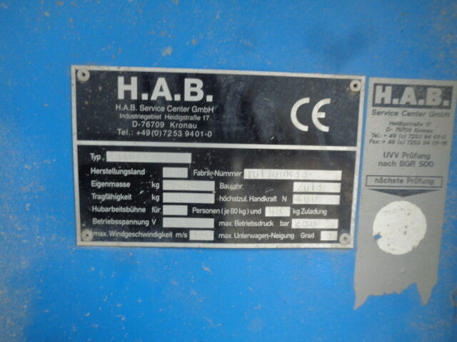 Plataforma telescopica Aichi H.A.B TR16JD: foto 14 Plataforma telescopica Aichi H.A.B TR16JD: foto 14