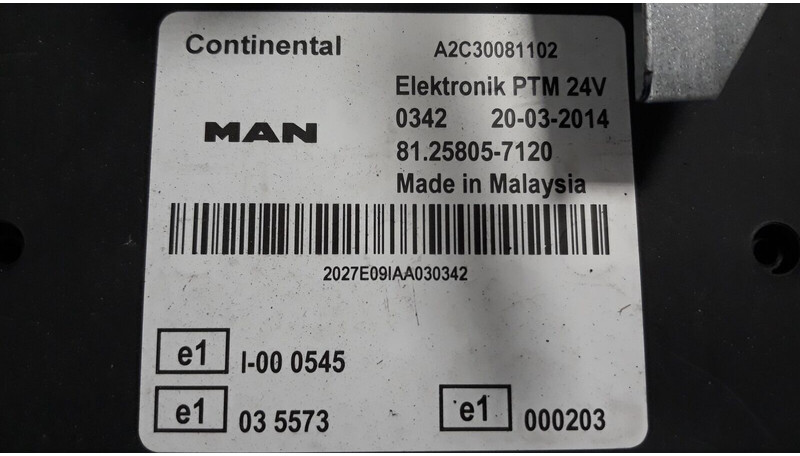 MAN TGX - Unidad de control para Camión: foto 4 MAN TGX - Unidad de control para Camión: foto 4
