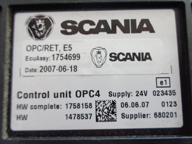Scania OPC4 RET2 - Unidad de control para Camión: foto 2 Scania OPC4 RET2 - Unidad de control para Camión: foto 2